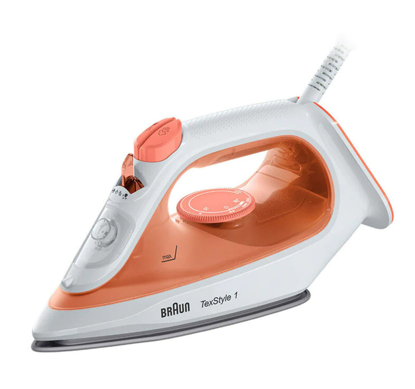مكواة بخار براون، 1900 واط، برتقالي وأبيض، SI1009ORANGE