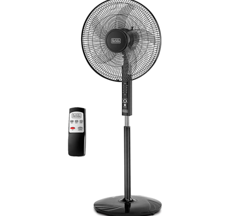 Black+Decker Pedestal Fan With Remote FS1620R 16inch