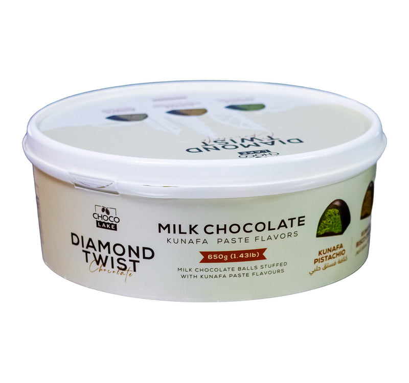Choco Lake Diamond Twist Kunafa Milk Chocolate Mix 650 g