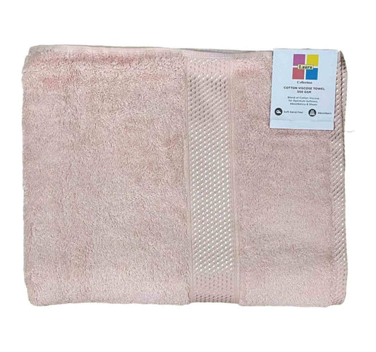 Laura Bath Towel 90x150 cm  Soft Pink