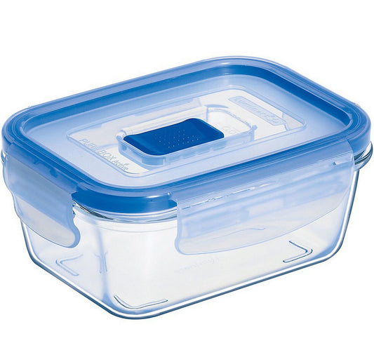 Luminarc Pure Box Active Glass Rectangular Container, 122 cl, DG3185