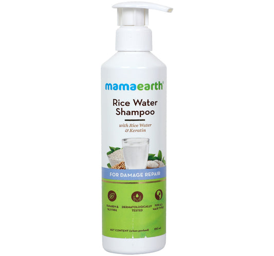 Mamaearth Rice Water & Keratin Shampoo 250 ml