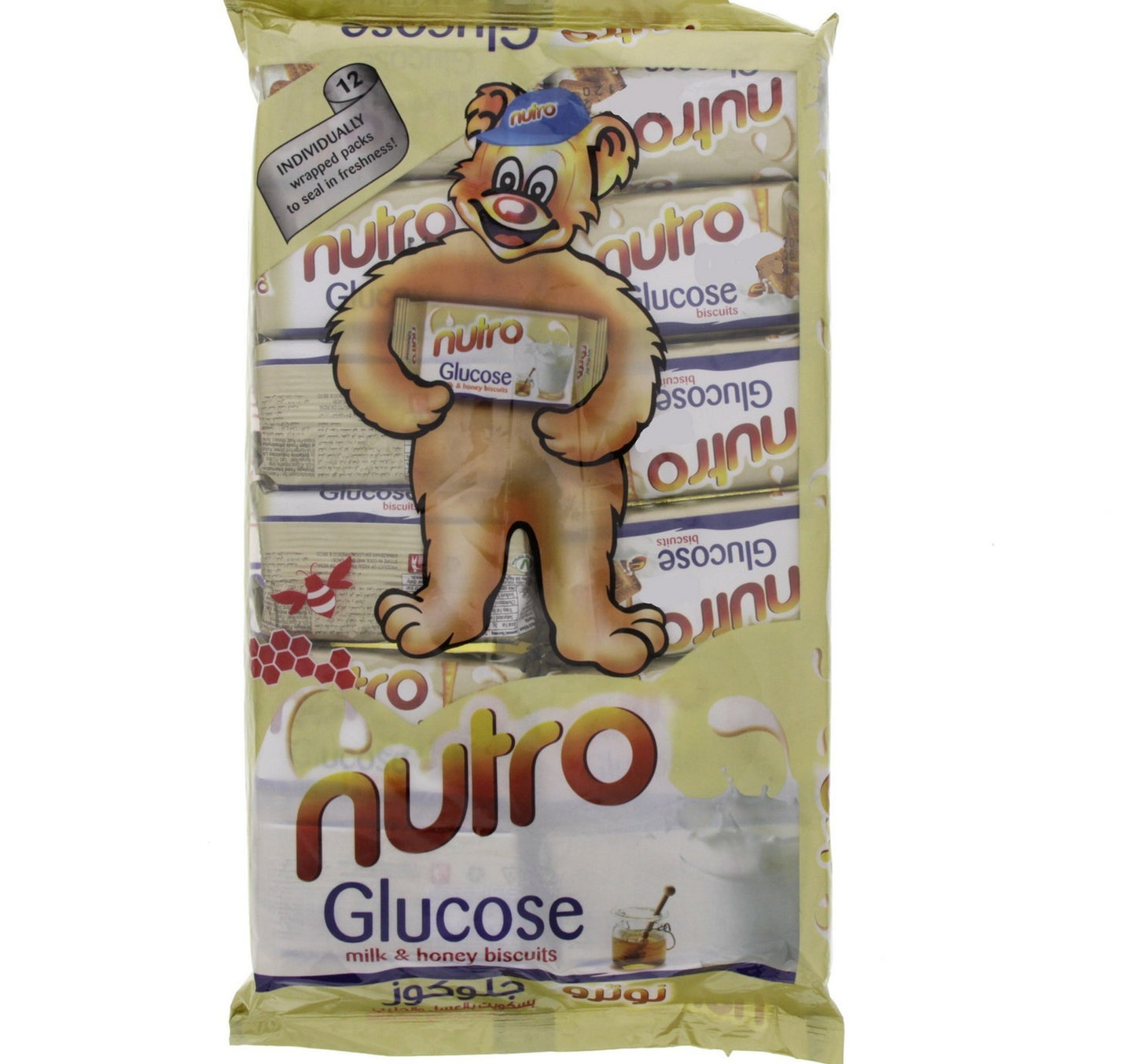 Nutro Glucose Milk & Honey Biscuits 12 x 50 g