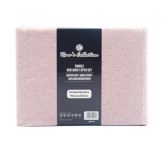 Homewell Bed Sheet 160 x 220cm Assorted Microfiber