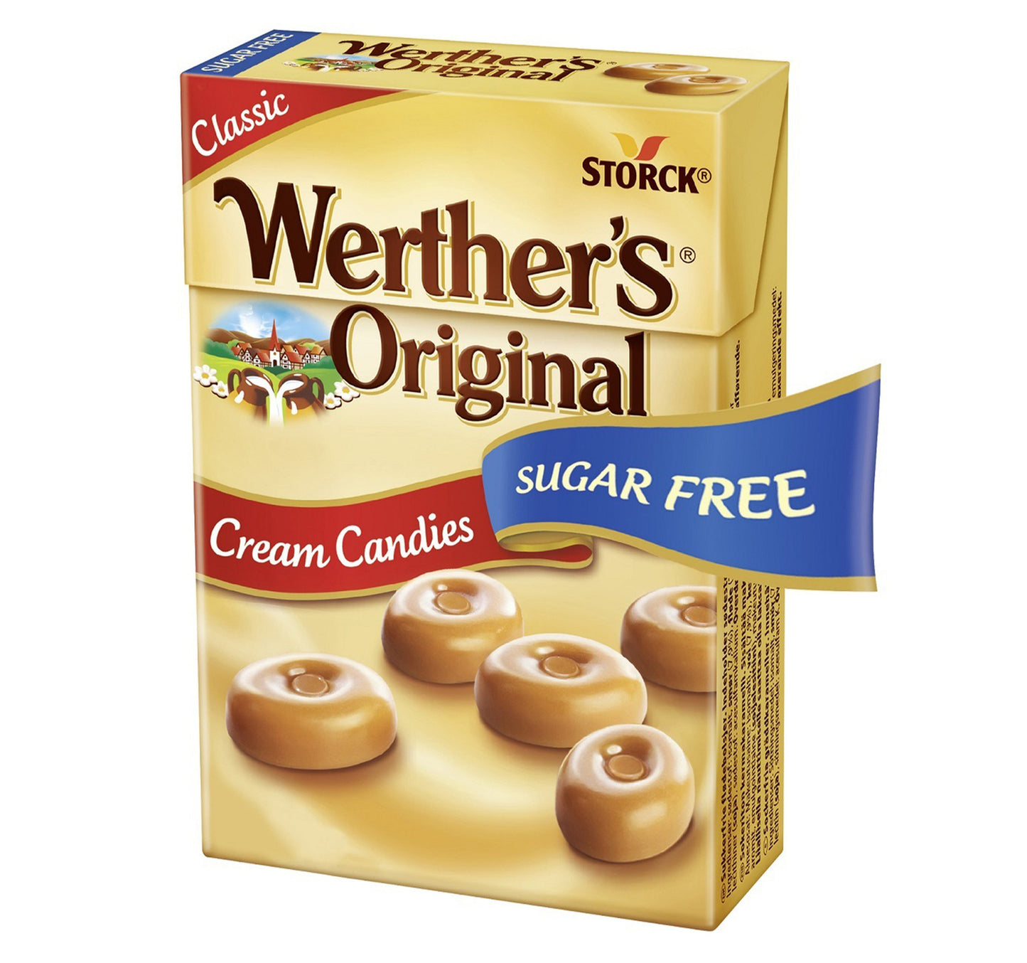 Storck Werther's Original Cream Candy Sugar Free 42 g Lulu Hypermarket