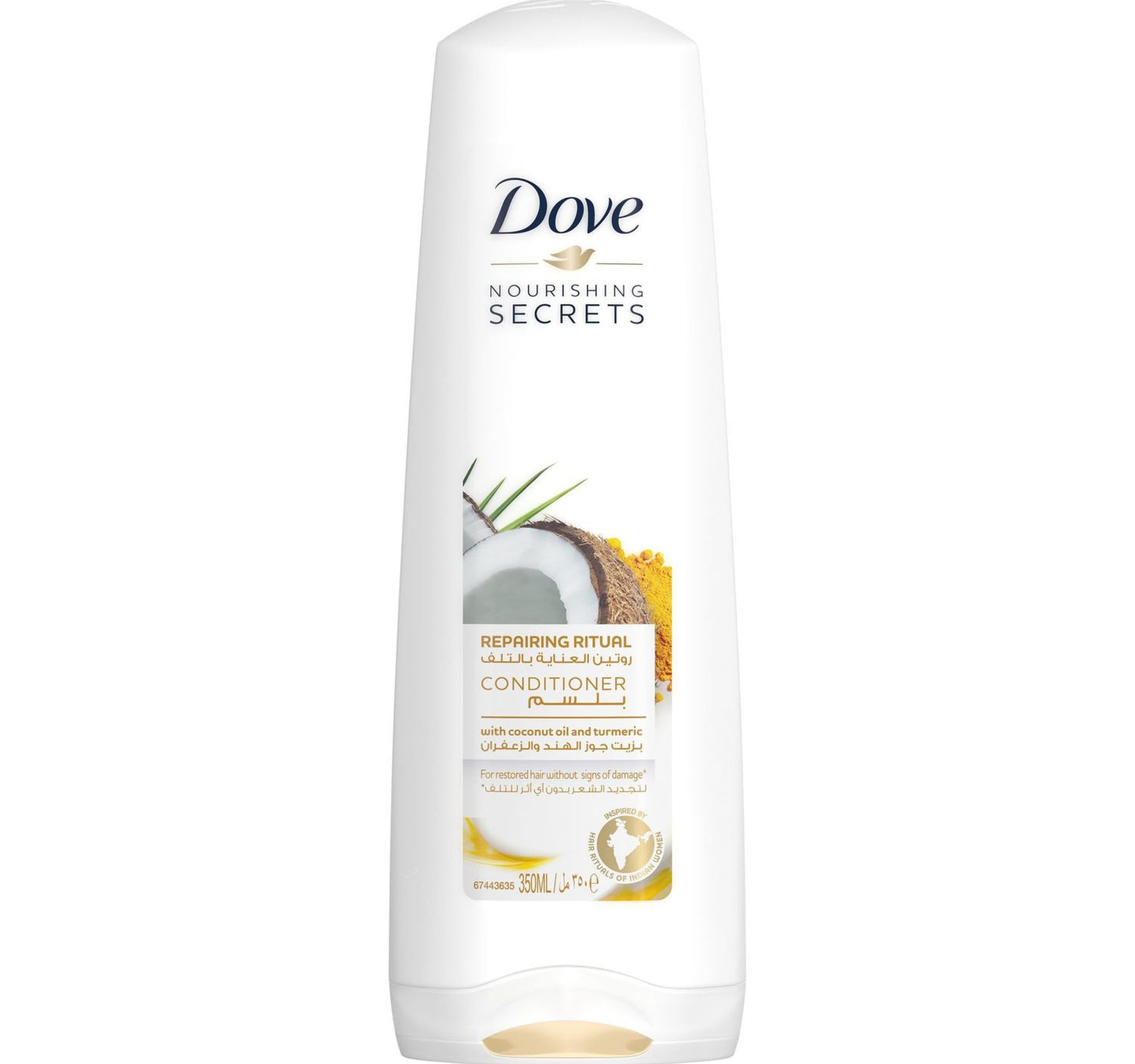 Dove Conditioner Restoring Ritual Coconut Oil and Turmeric 350 ml