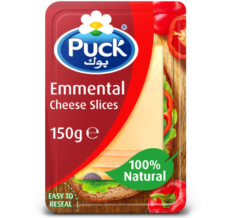 Puck Emmental Natural Cheese Slices 150 g Lulu Hypermarket