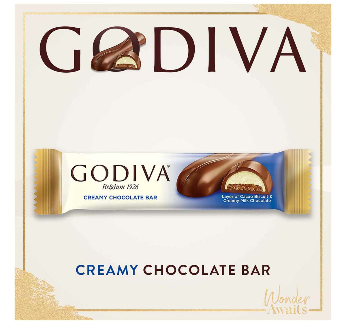 Godiva Creamy Chocolate Bar 35 g Lulu Hypermarket