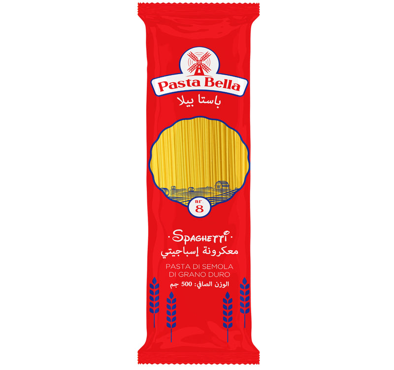 Pasta Bella Spaghetti No.8 500 g Lulu Hypermarket