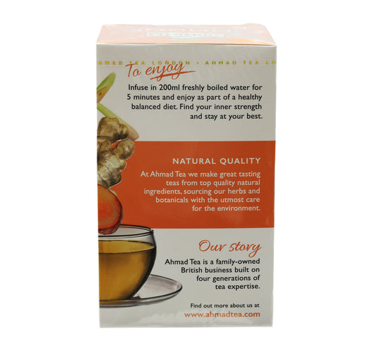Ahmed Tea Lemon Ginger & Turmeric 20 Teabags