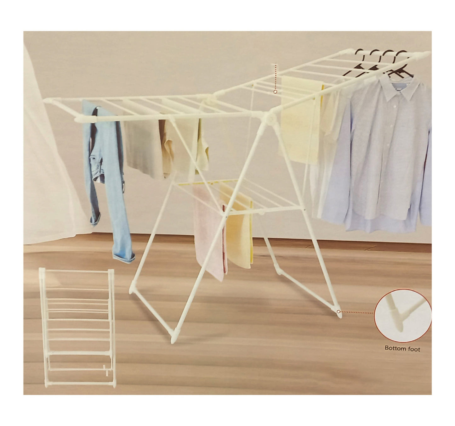 Straight Line Powder Coated Cloth Dryer CR-AF-09