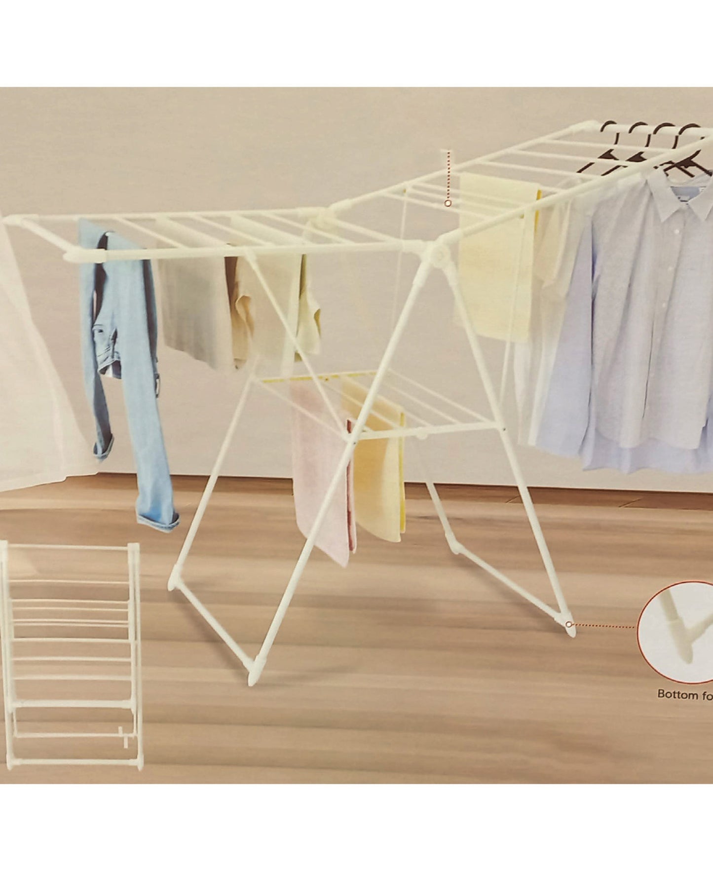 Straight Line Powder Coated Cloth Dryer CR-AF-09