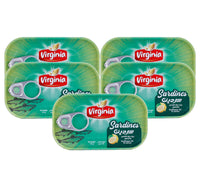 Virginia Sardines In Sunflower Oil & Lemon Value Pack 5 x 125 g