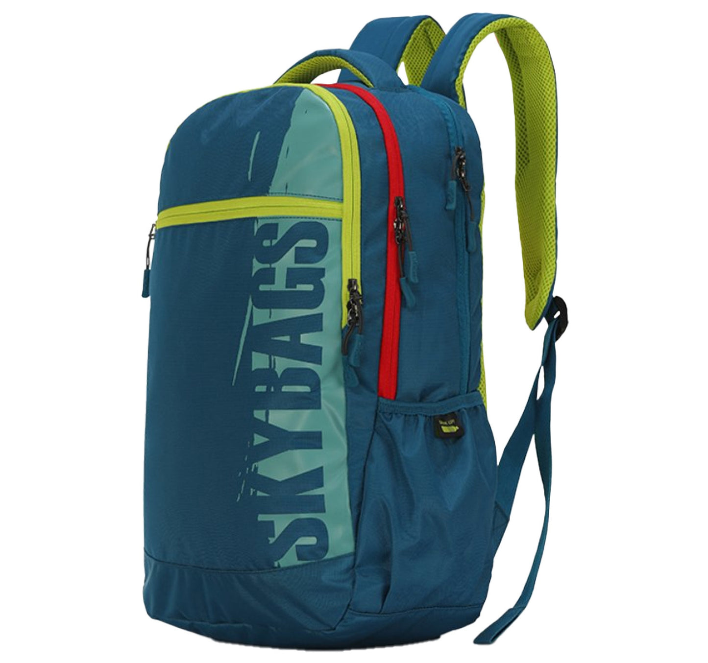 Skybags Strider Pro 6 Polyester School Backpack, 18 inches, Teal