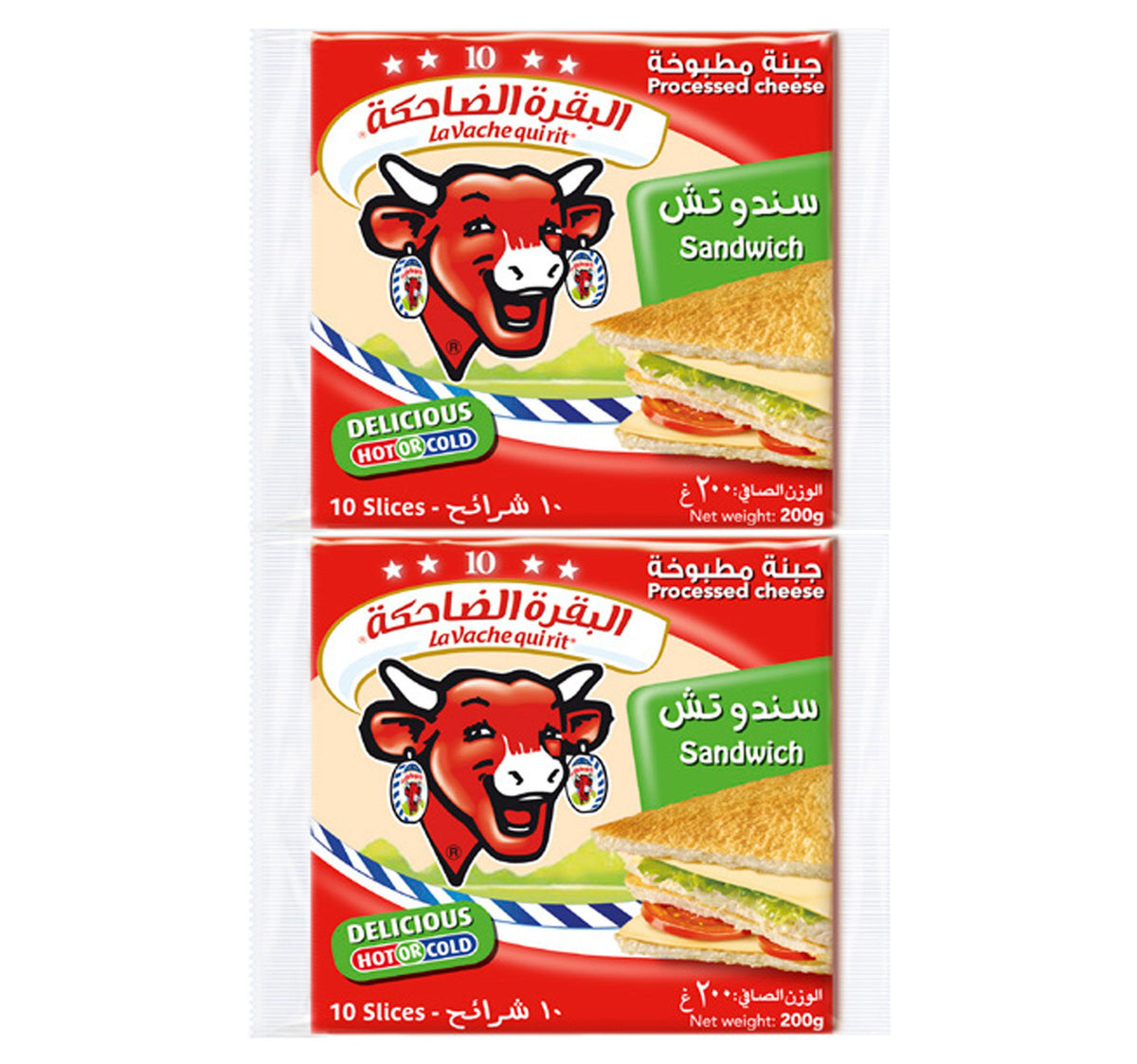 Lavache Quirit Sandwich Cheese Slices 2 x 200 g Sultan Center