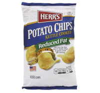 Herr's Kettle Cooked Reduced Fat Potato Chips 142 g