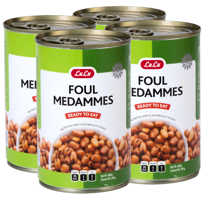 LuLu Foul Medammes 4 x 450 g Lulu Hypermarket