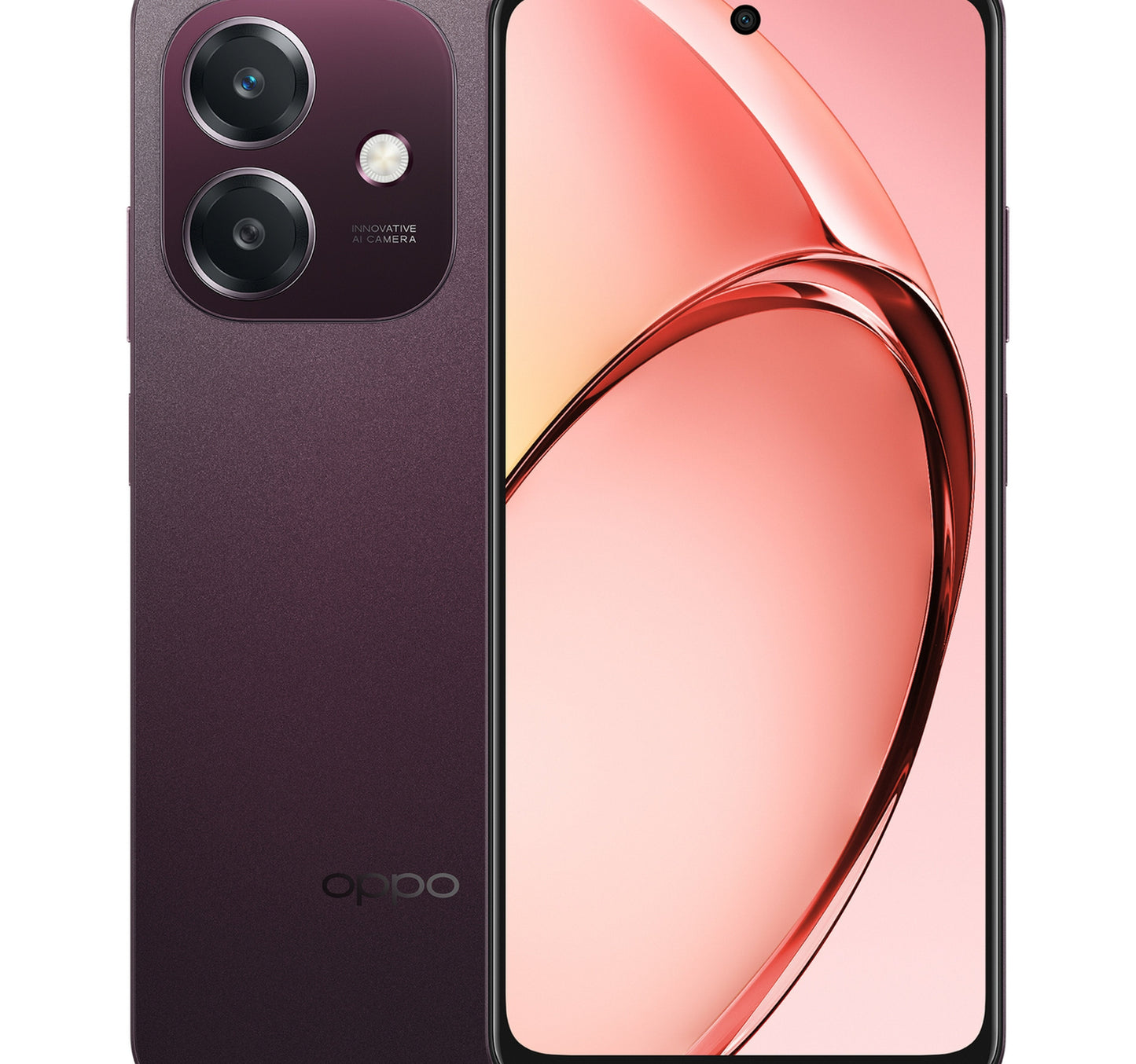 Oppo A60 5G Dual SIM Smartphone, 6 GB RAM, 128 GB Storage, Nebula Red Lulu Hypermarket