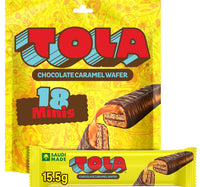 Nestle Tola Minis Chocolate Caramel Wafer 18 x 15.5 g Lulu Hypermarket
