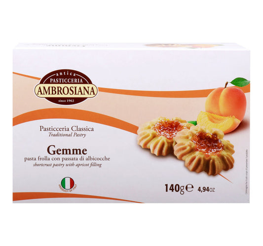 Ambrosiana Gemme Shortcrust Pastry with Apricot Filling 140 g Lulu Hypermarket