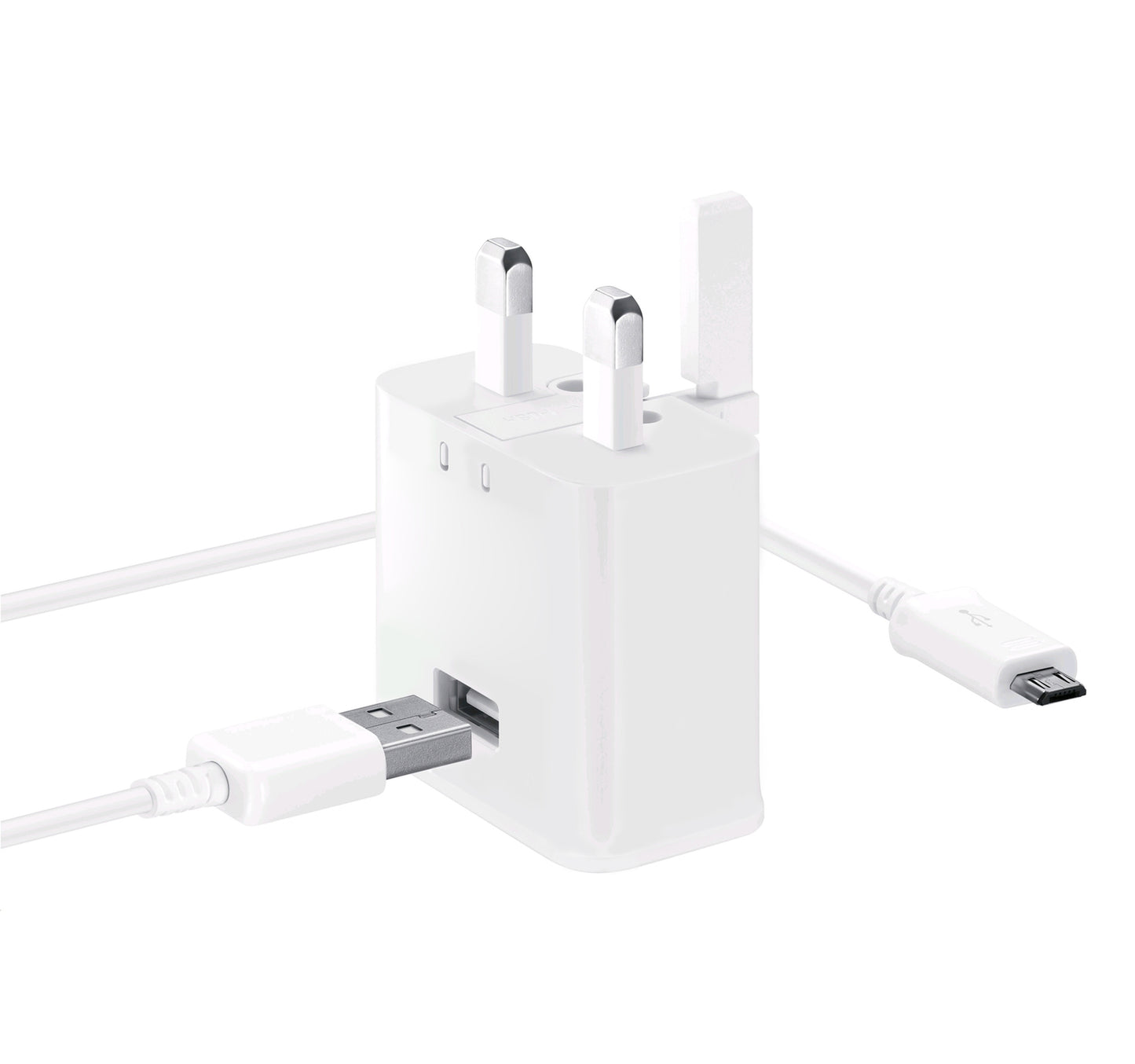 Iends Travel Adapter with Micro USB Cable, White AD521