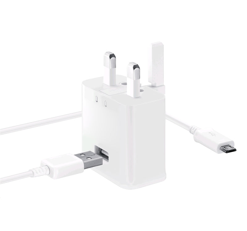 Iends Travel Adapter with Micro USB Cable, White AD521