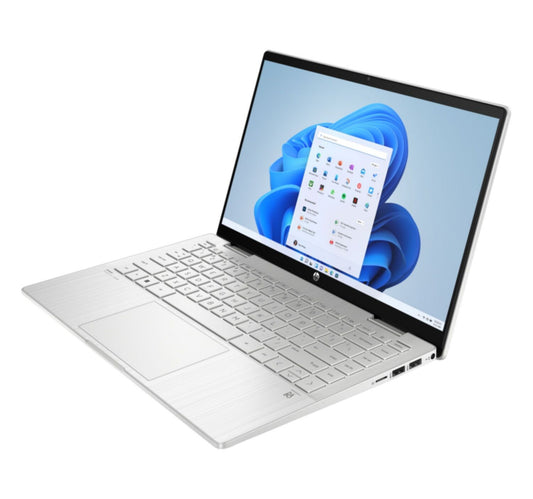 HP Pavilion x360 2-in-1 Laptop, 14 inches FHD Touch Display, Intel Core i5, 8 GB RAM, 512 GB SSD, Windows 11 Home, Natural Silver, 14-ek0007ne
