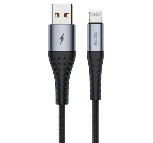 Totu Fast Charging Lightning Cable, 1 m, BL-005 Lulu Hypermarket