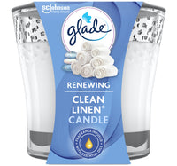 Glade Scented Candle Pure Clean Linen 96.3 g