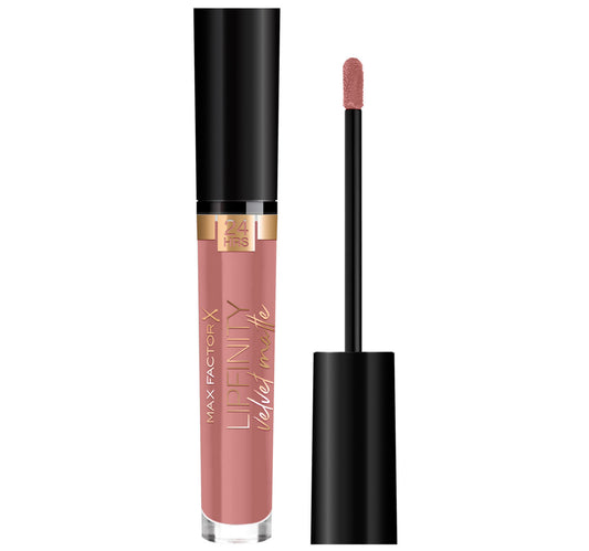 Max Factor Lipfinity Velvet Matte Liquid Lipstick, 035 Elegant Brown, 3.5 ml