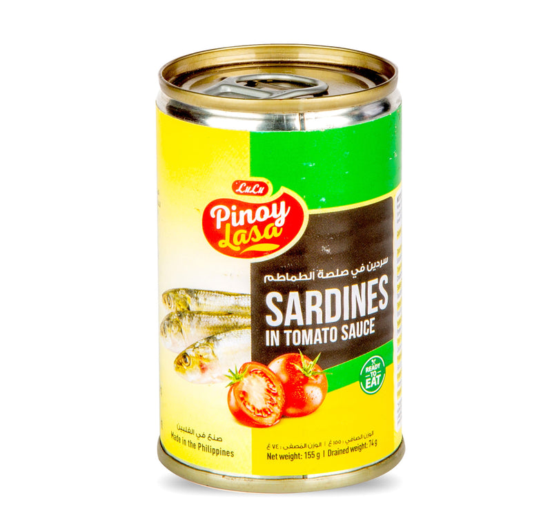 LuLu Pinoy Lasa Sardines in Tomato Sauce 155 g Lulu Hypermarket