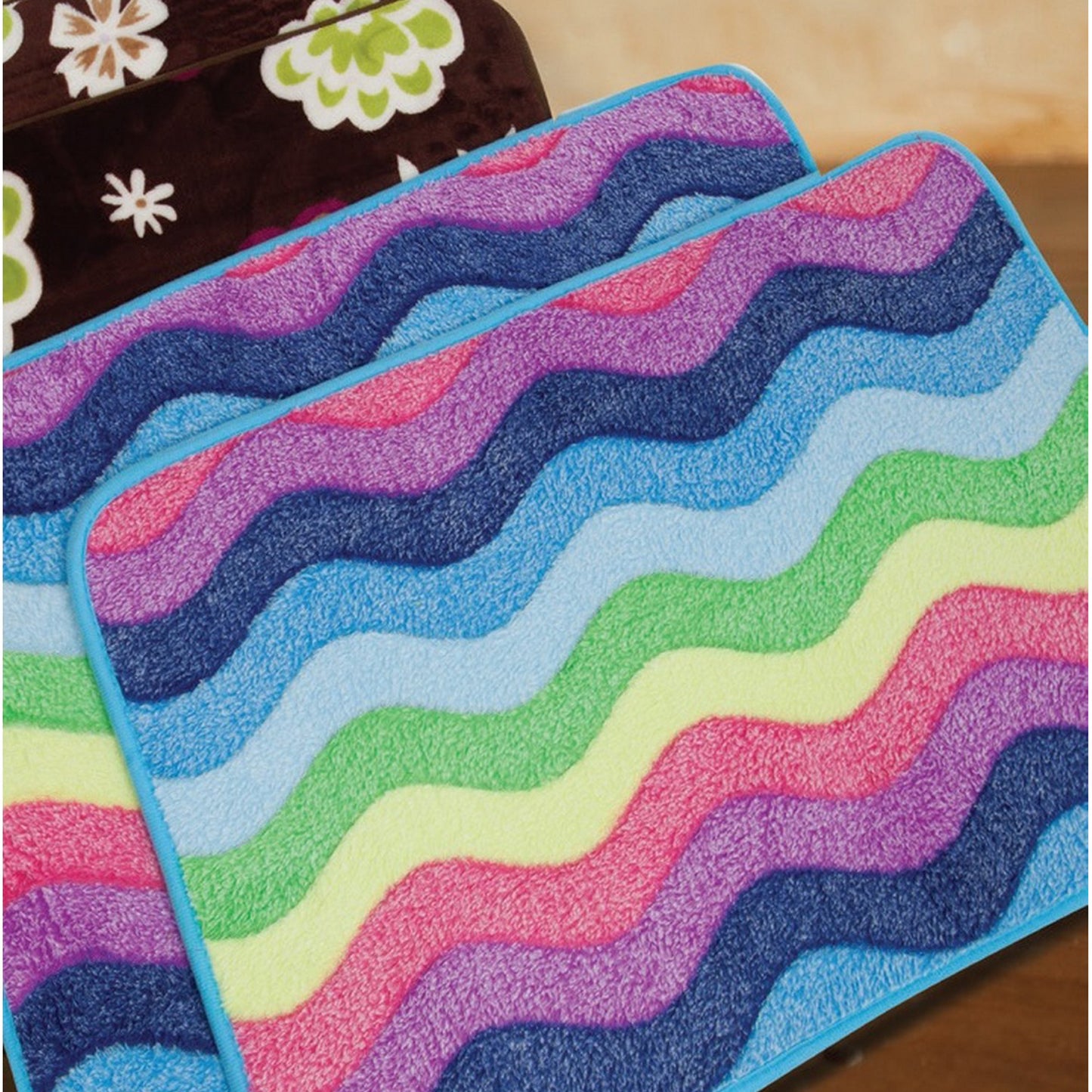 Homewell Bath Mat, 2 pc, 40 x 60 cm, Assorted