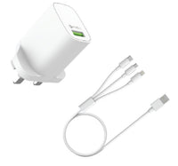 Iends Travel Charger With 3IN1 Cable AD327 Lulu Hypermarket
