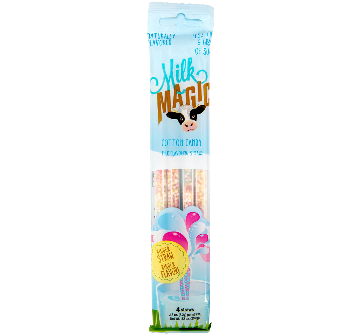 Milk Magic Cotton Candy Straws 20.8 g