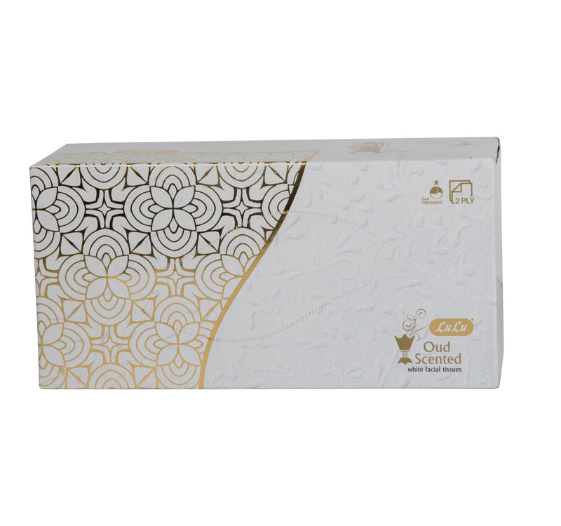 LuLu Oud Scented White Facial Tissues 2ply 3 x 200 Sheets