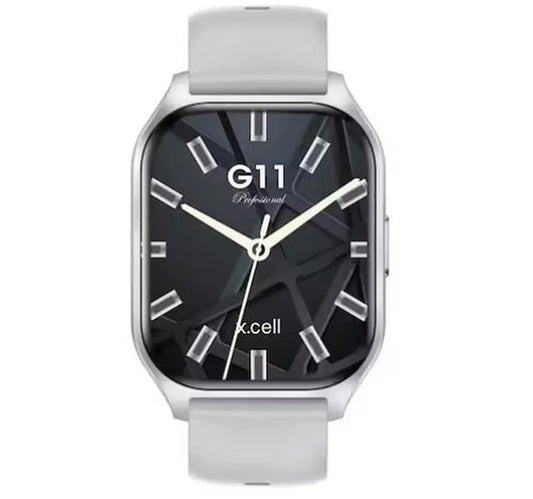 X.Cell G11 Pro Smartwatch, 2.01 inches HD Display, Grey + Soul 17 Pro True Wireless Earbuds, Assorted