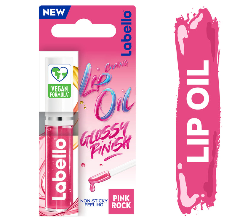 Labello Lip Oil Pink Rock Moisturising Lip Care 5.1 g