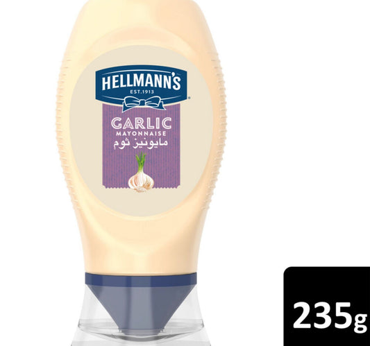 Hellmann's Garlic Mayonnaise 235 g Lulu Hypermarket