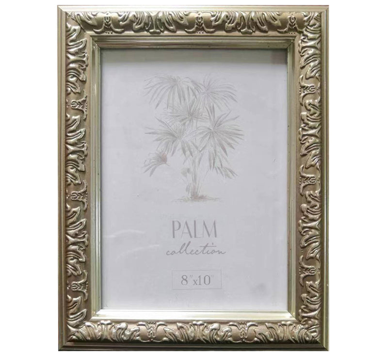 Maple Leaf PVC Photo Frame Silver 8x10 inch