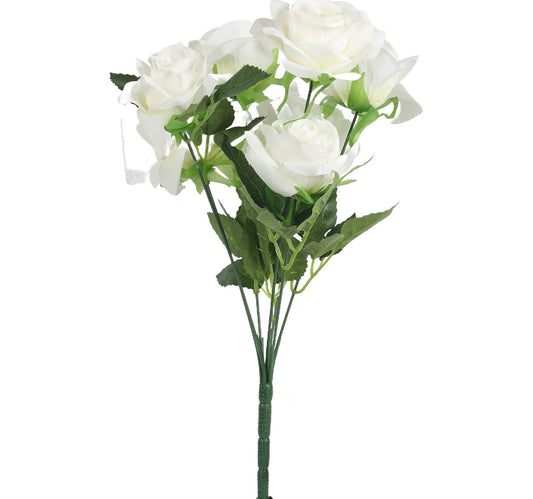 Maple Leaf Bunch Flower Rose 709-26 Assorted
