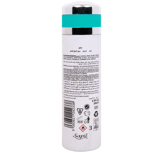 Sapil Rave Perfumed Deodorant Spray for Men 200 ml