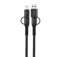 Trands 4 In 1 Cable USB and Type C Type C and Lightning Cable CA676 Lulu Hypermarket