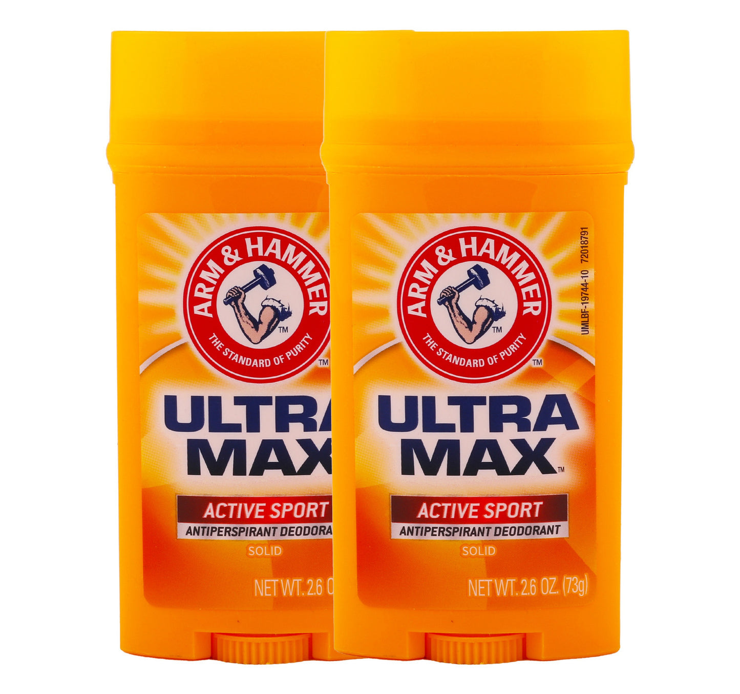 Arm & Hammer Deo Stick Ultra Max Active Sport Value Pack 2 x 73 g