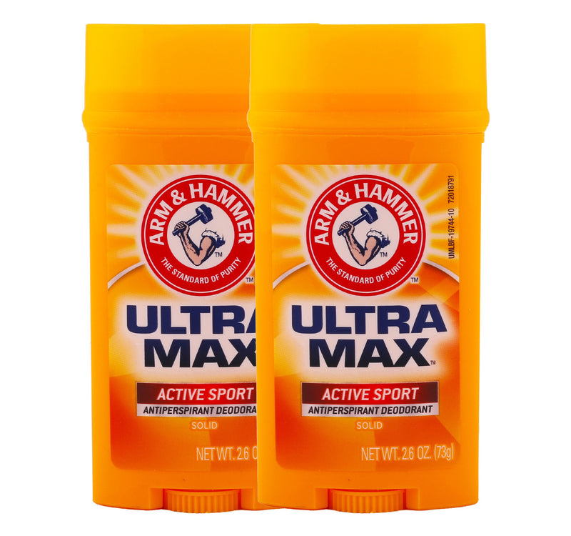 Arm & Hammer Deo Stick Ultra Max Active Sport Value Pack 2 x 73 g