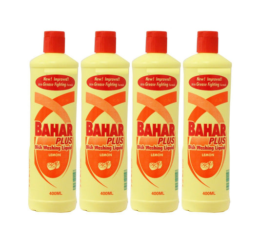 Bahar Plus Dish Washing Liquid Lemon 400 ml x 4 pcs