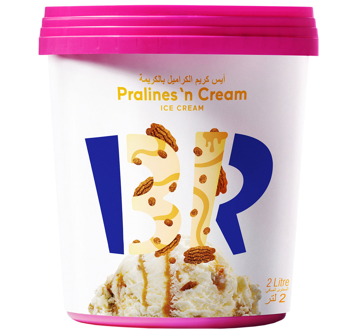 Baskin Robbins Pralines N Cream Ice Cream 2 Litres