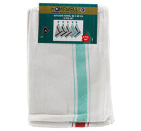 Homewell Cotton Kitchen Towel Set, 40 x 60 cm, 5 pcs, Assorted