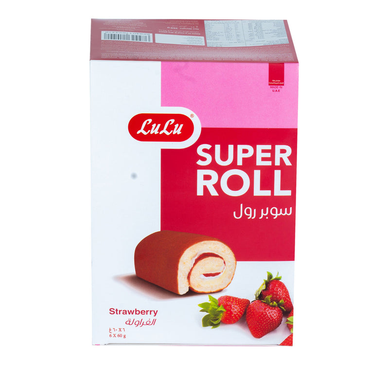 LuLu Super Roll Strawberry 6 x 60 g