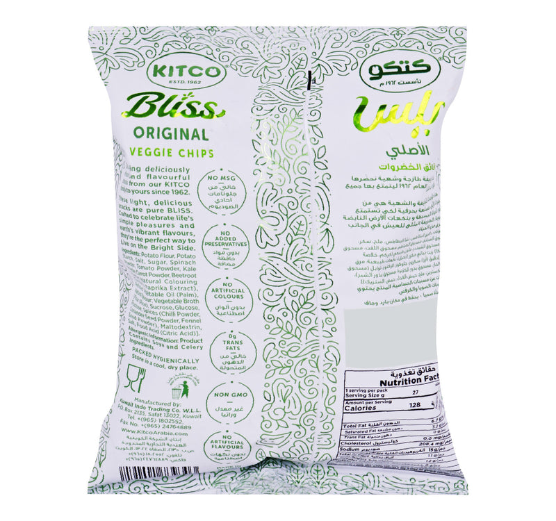 Kitco Bliss Original Veggie Chips 27 g