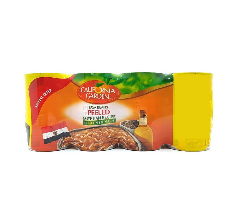 California Garden Fava Beans Peeled Egyptian Recipe 4 x 450 g Lulu Hypermarket
